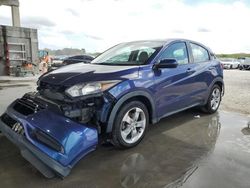 Honda HR-V LX salvage cars for sale: 2016 Honda HR-V LX