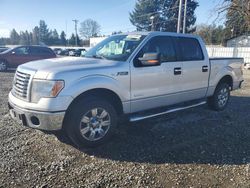 Salvage trucks for sale at Graham, WA auction: 2011 Ford F150 Supercrew