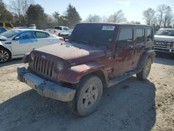 Salvage cars for sale at Madisonville, TN auction: 2009 Jeep Wrangler Unlimited Sahara