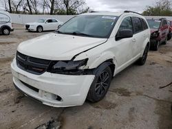 Salvage cars for sale from Copart Bridgeton, MO: 2017 Dodge Journey SE