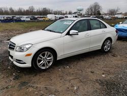 Mercedes-Benz C 300 4matic salvage cars for sale: 2012 Mercedes-Benz C 300 4matic