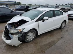 Salvage cars for sale from Copart Harleyville, SC: 2013 Honda Civic HF