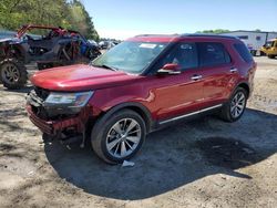 Salvage cars for sale from Copart Shreveport, LA: 2018 Ford Explorer Limited