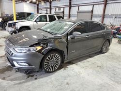 Salvage cars for sale at Jacksonville, FL auction: 2017 Ford Fusion Titanium HEV
