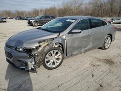 Salvage cars for sale from Copart Ellwood City, PA: 2017 Chevrolet Malibu Premier