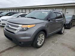 Salvage cars for sale at Louisville, KY auction: 2013 Ford Explorer XLT
