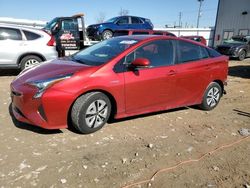 Salvage cars for sale at Appleton, WI auction: 2017 Toyota Prius