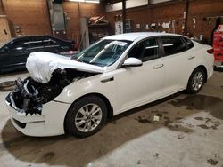 Salvage cars for sale from Copart Ebensburg, PA: 2018 KIA Optima LX