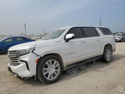 Chevrolet salvage cars for sale: 2022 Chevrolet Suburban K1500 High Country