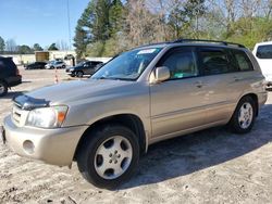 Salvage cars for sale from Copart Knightdale, NC: 2006 Toyota Highlander Limited