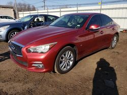 Salvage cars for sale from Copart New Britain, CT: 2014 Infiniti Q50 Base