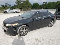 Salvage cars for sale from Copart Fort Pierce, FL: 2012 Acura TSX SE