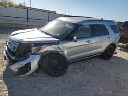 Salvage cars for sale at Haslet, TX auction: 2016 Ford Explorer Platinum