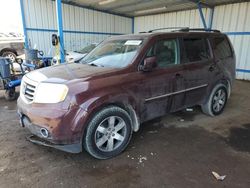 Salvage cars for sale at Colorado Springs, CO auction: 2013 Honda Pilot Touring
