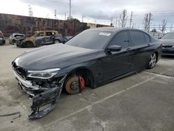 Vehiculos salvage en venta de Copart Wilmington, CA: 2016 BMW 750 XI