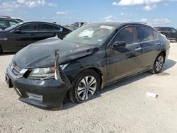 Salvage cars for sale from Copart San Antonio, TX: 2014 Honda Accord LX