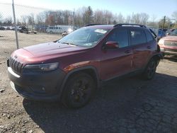 Salvage cars for sale at Chalfont, PA auction: 2020 Jeep Cherokee Latitude Plus