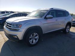 Salvage cars for sale at Grand Prairie, TX auction: 2019 Volkswagen Atlas SE