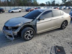 Honda Accord salvage cars for sale: 2017 Honda Accord LX