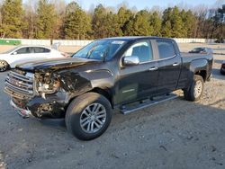 Salvage cars for sale at Gainesville, GA auction: 2016 GMC Canyon SLT