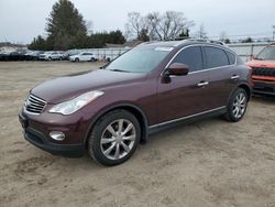 Salvage cars for sale from Copart Finksburg, MD: 2012 Infiniti EX35 Base