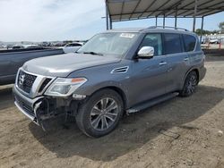 Salvage cars for sale at San Diego, CA auction: 2018 Nissan Armada SV