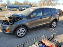 Salvage cars for sale at Wichita, KS auction: 2017 Ford Escape S