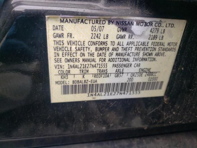 2007 Nissan Altima 2.5