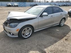 Mercedes-Benz C-Class salvage cars for sale: 2008 Mercedes-Benz C 350 4matic