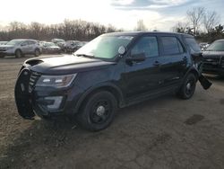 Salvage cars for sale from Copart New Britain, CT: 2017 Ford Explorer Police Interceptor