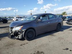 Salvage cars for sale at Colton, CA auction: 2015 Nissan Sentra S