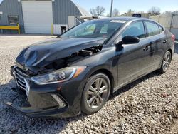 Salvage cars for sale at Wichita, KS auction: 2017 Hyundai Elantra SE