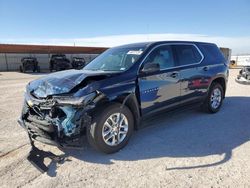 Salvage cars for sale from Copart Andrews, TX: 2022 Chevrolet Traverse LS