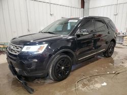 Ford salvage cars for sale: 2018 Ford Explorer XLT