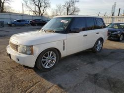 Land Rover Range Rover salvage cars for sale: 2009 Land Rover Range Rover HSE