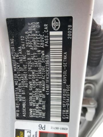 2012 Toyota Camry Base