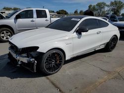 Mercedes-Benz C 63 AMG-S salvage cars for sale: 2020 Mercedes-Benz C 63 AMG-S