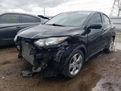 Salvage cars for sale at Elgin, IL auction: 2016 Honda HR-V EX