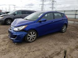 Salvage cars for sale at Elgin, IL auction: 2012 Hyundai Accent GLS