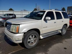 Salvage cars for sale at Littleton, CO auction: 2004 Cadillac Escalade Luxury