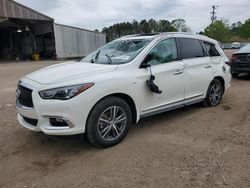 Salvage cars for sale at Greenwell Springs, LA auction: 2020 Infiniti QX60 Luxe
