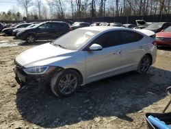 Salvage cars for sale at auction: 2018 Hyundai Elantra SEL