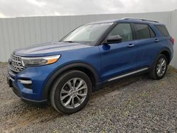 Salvage cars for sale at Riverview, FL auction: 2022 Ford Explorer Limited