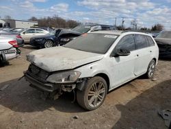 Salvage cars for sale from Copart Hillsborough, NJ: 2015 Volkswagen Golf Sportwagen TDI S