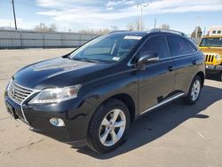 Salvage cars for sale from Copart Littleton, CO: 2013 Lexus RX 350 Base