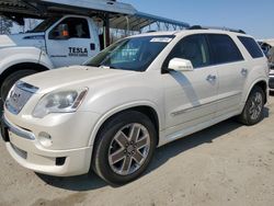 Salvage cars for sale from Copart Spartanburg, SC: 2011 GMC Acadia Denali