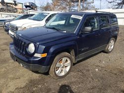 Salvage cars for sale at New Britain, CT auction: 2012 Jeep Patriot Latitude