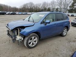 Salvage cars for sale from Copart North Billerica, MA: 2015 Subaru Forester 2.5I Premium