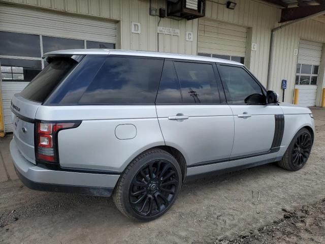 2016 Land Rover Range Rover HSE