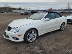 Salvage cars for sale from Copart Columbia Station, OH: 2009 Mercedes-Benz CLK 350